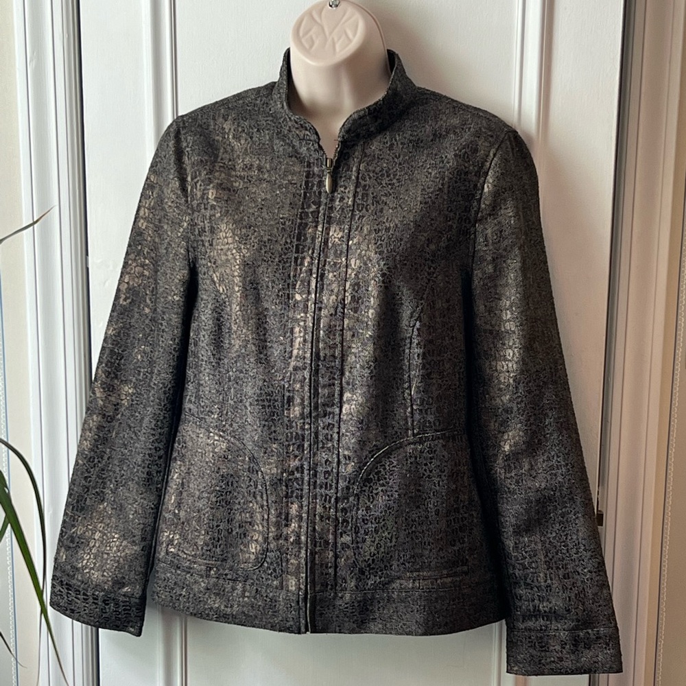 CHICO’S METALLIC JACKET
